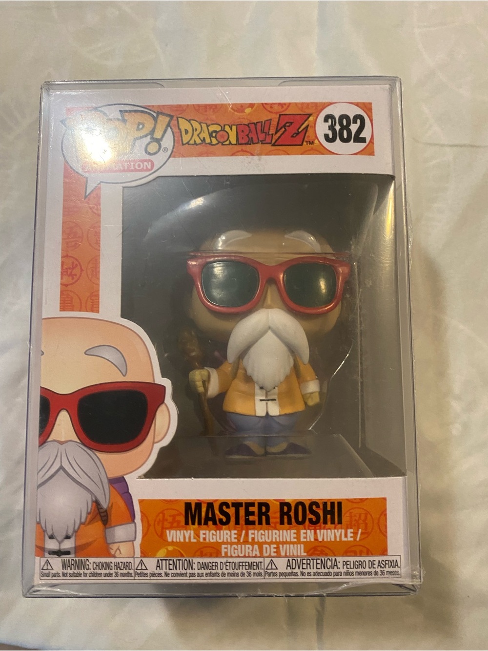 Funko Master Roshi Pop! Figure - Red Sunglasses, Yellow Shirt